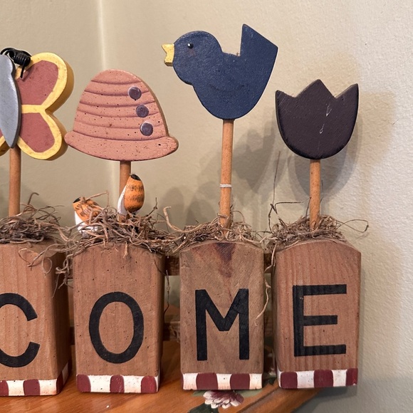 Welcome Sign Rustic Desktop Home Decoration - Decorative Welcome Signs Creative - Picture 2 of 7